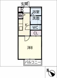 カーサ ホンダ【2階】の間取り