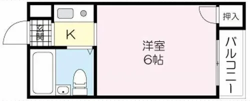 フォンタル三津屋【401号室】の間取り
