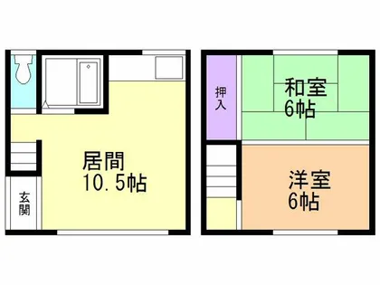 後藤アパート【1階】の間取り