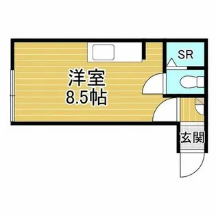 Rosso Gabbana【203号室】の間取り