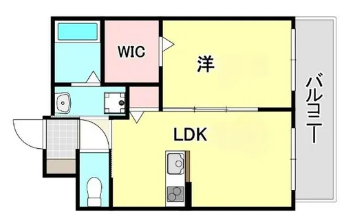 LUZ KOBE【1階】の間取り