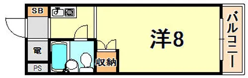 どみとりーときわ【3階】の間取り