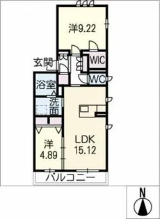 菊園ガーデン【2階】の間取り