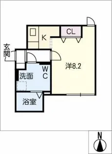 ブランシェ吹上LA SOEUR【5階】の間取り