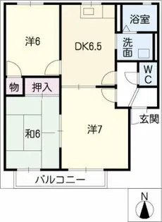 グリーンタウン【2階】の間取り
