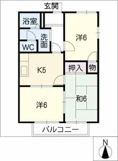 ファミールもりみち【1階】の間取り