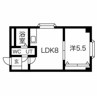 アステリア【201号室】の間取り