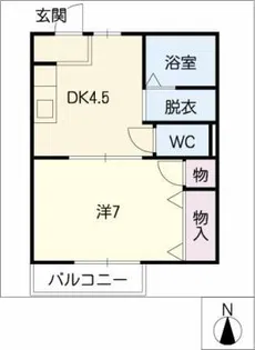 サンパーク【1階】の間取り