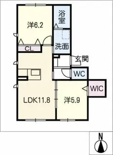 プレミアスⅠ【1階】の間取り