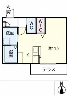 ミルキーウェイ【1階】の間取り