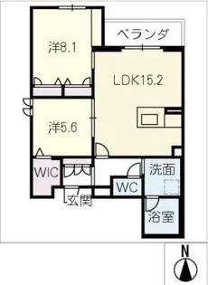 ポートピア【3階】の間取り