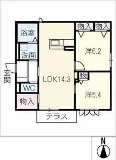 グレイス御器所【1階】の間取り
