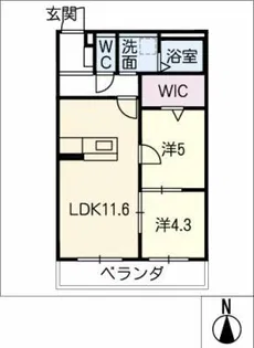 パストラーレ【2階】の間取り