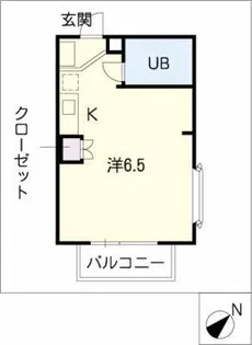 メイプル羽根北【2階】の間取り