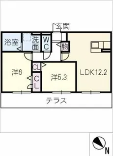 エクセランT.T【1階】の間取り