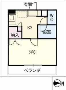 I&Nニシカワビル【5階】の間取り