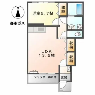 グランド ソレーユ【1階】の間取り