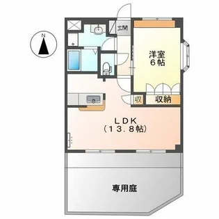 ベル メゾン【1階】の間取り