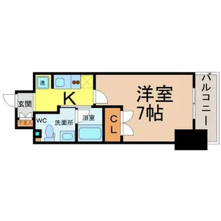 レジディア鶴舞【10階】の間取り