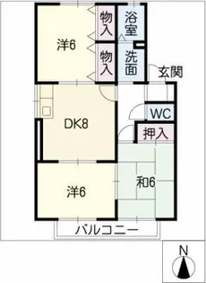 エスポワール【1階】の間取り