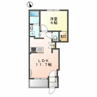 ブルーテラスⅡ【1階】の間取り