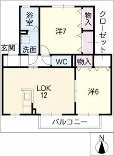 フレサ-ジュ・K【2階】の間取り