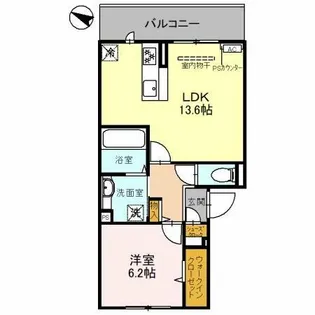 Relier千里丘【3階】の間取り