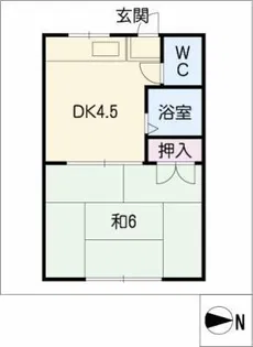 ウィステリア【1階】の間取り