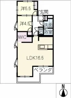 ロンサール八事【3階】の間取り