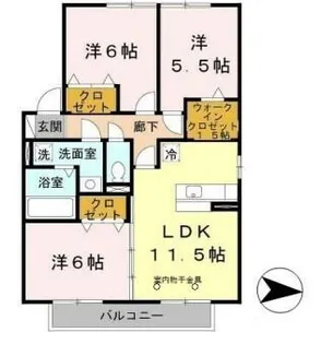 リヴェール コート【2階】の間取り