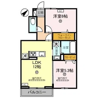 Le Lian(ルリアン)【1階】の間取り
