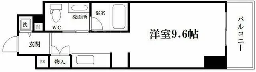 アーデンタワー南堀江【3階】の間取り