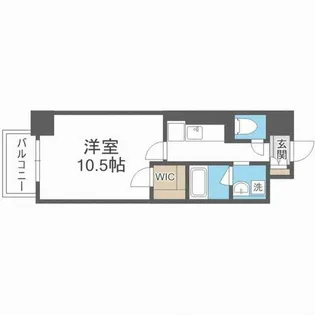 BROU上町台【3階】の間取り