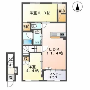 ソレイユ ルピナス【2階】の間取り