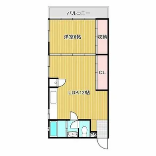 ヴォーグマンション【5階】の間取り