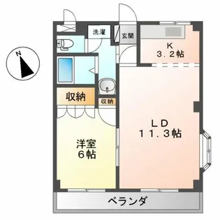 プチストーンⅡ【3階】の間取り