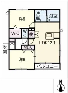 プレミール【1階】の間取り