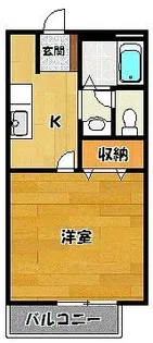 ラフィーネ三田【2階】の間取り