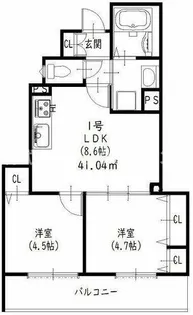 ラモーナ清瀧【3階】の間取り