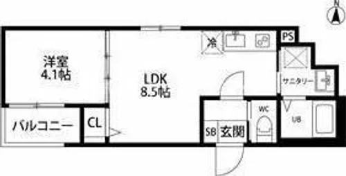 フォレスト大和田【2階】の間取り