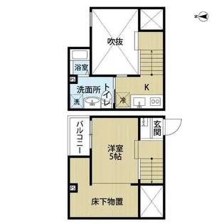 コンチェルト M【102号室】の間取り