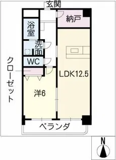 メゾンドマーブル【2階】の間取り