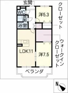 APPLIⅡ【3階】の間取り