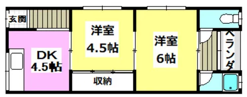 さくらコーポ【716号室】の間取り