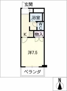 パークサイドヒルズ【1階】の間取り