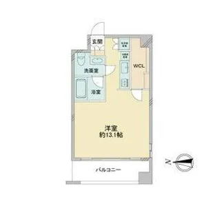エルブ浄心【8階】の間取り
