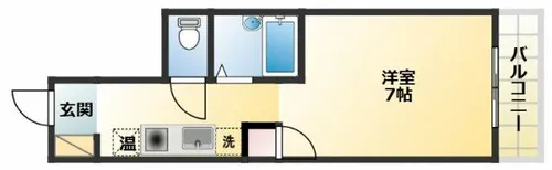 ケンジントンハウス【7階】の間取り