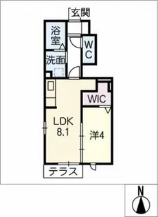 和(なごみ)A【1階】の間取り