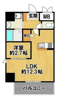 ONLY ONE 神戸三田【2階】の間取り