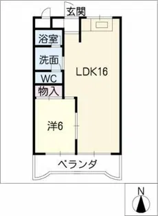 カーサカラカス【3階】の間取り